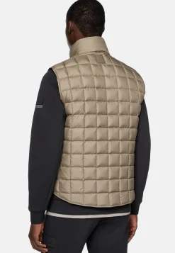 Gilet En Tissu Technique De Plume D'Oie