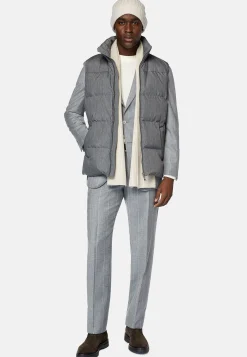 Gilet En Tissu Technique De Plume D'Oie