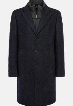 Manteau Avec Gilet En Cachemire Mélangé