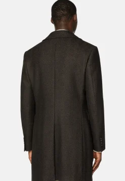 Manteau Croisé En Laine