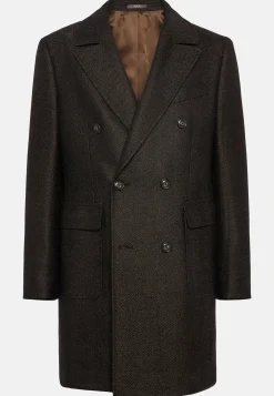 Manteau Croisé En Laine