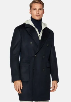 Manteau Croisé En Laine