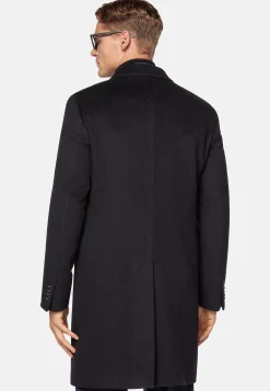 Manteau Droit En Cachemire Mélangé