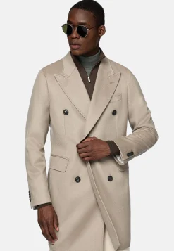 Manteau En Pur Cachemire À Double Boutonnage