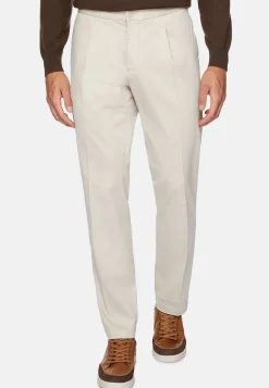 Pantalon En Coton Avec Pinces