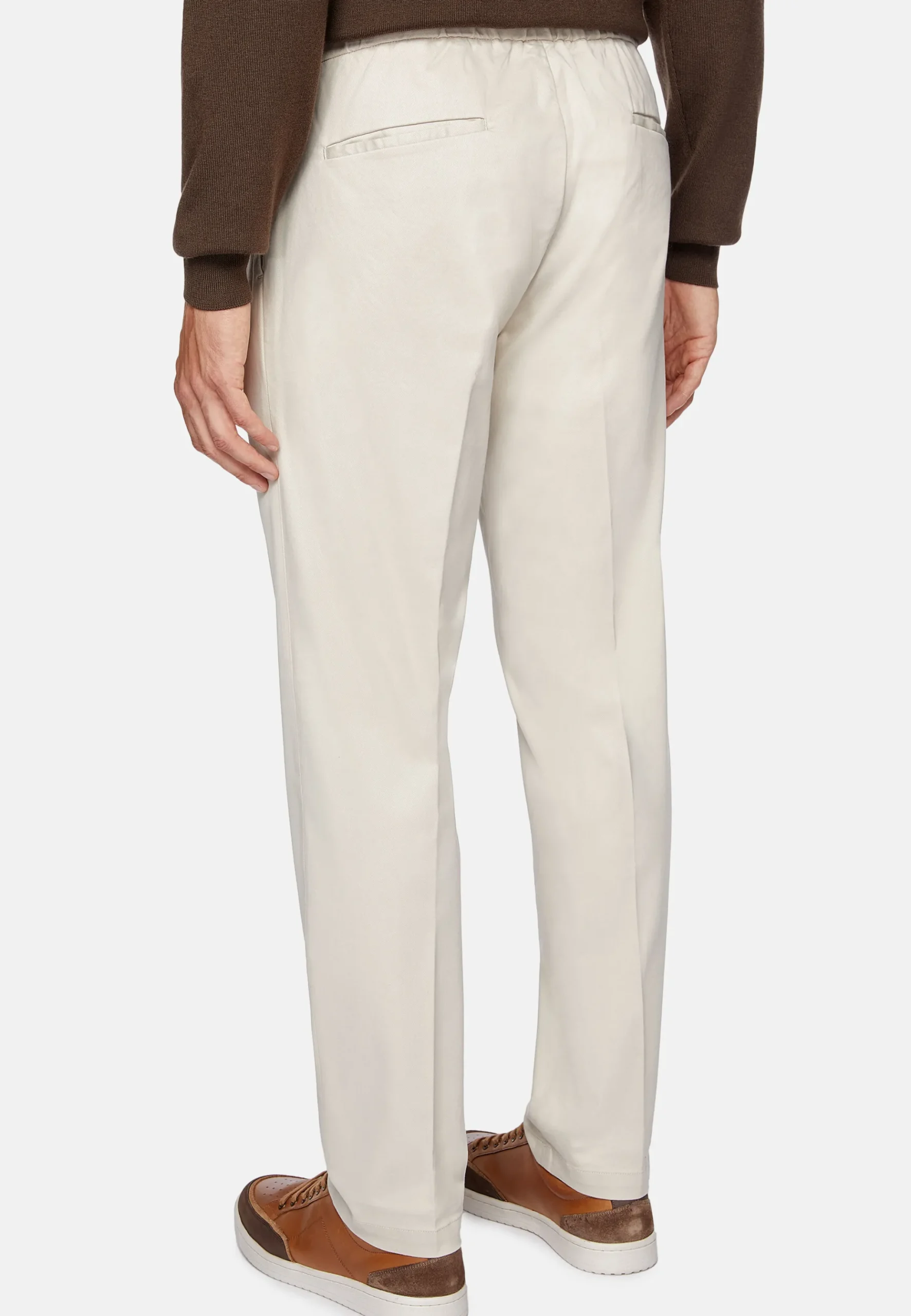 Pantalon En Coton Avec Pinces