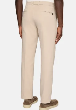 Pantalon En Coton Extensible