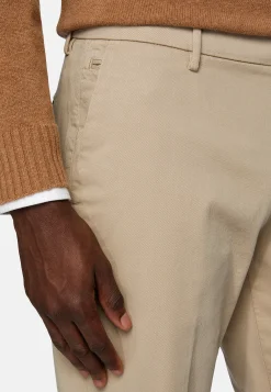 Pantalon En Coton Extensible