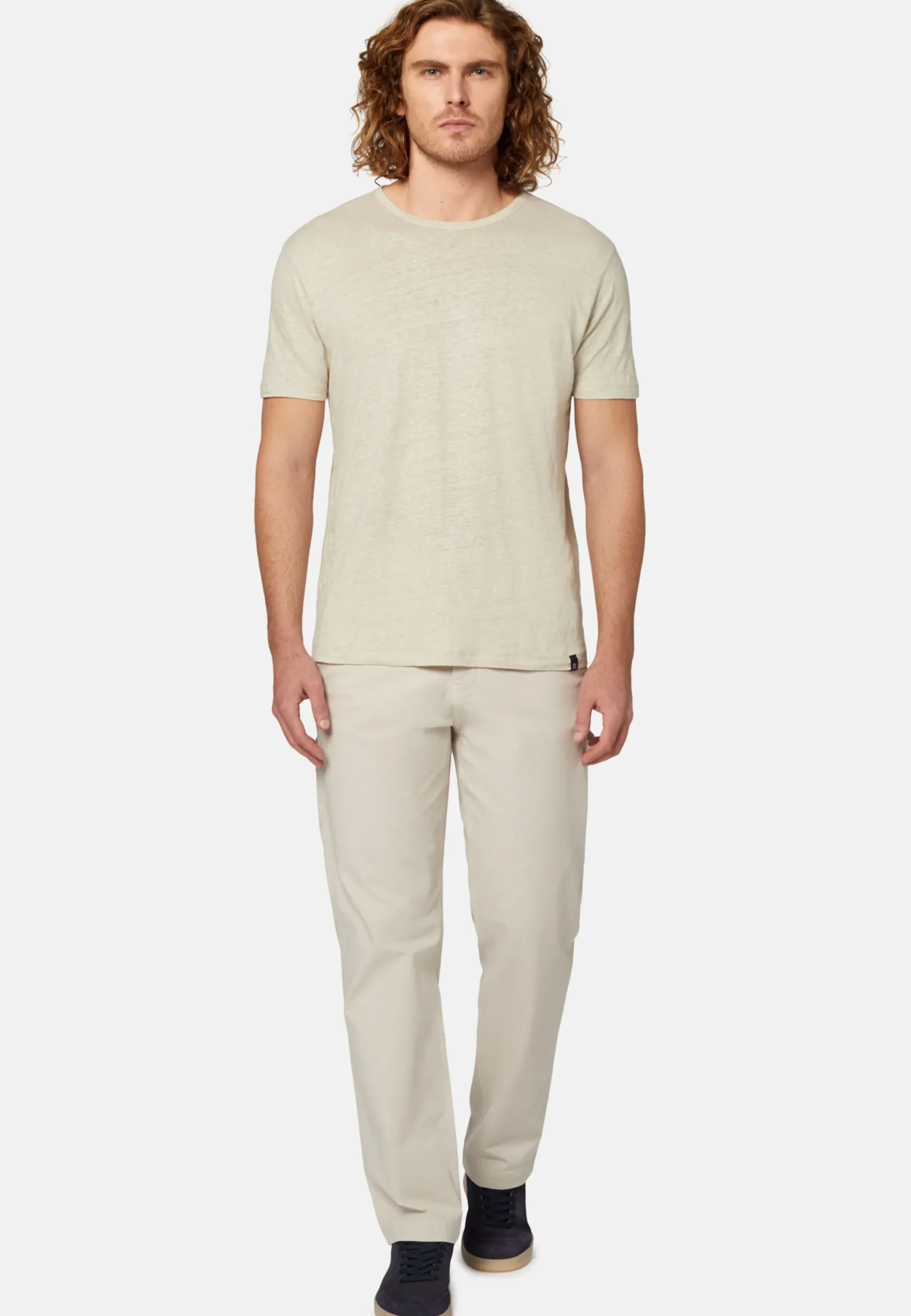 Pantalon En Coton Extensible