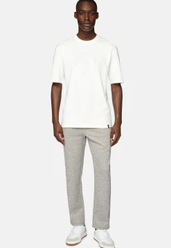 Pantalon En Coton Mélangé Interlock