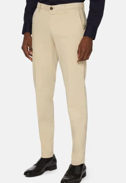 Pantalon En Coton Tencel Extensible