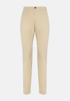 Pantalon En Coton Tencel Extensible