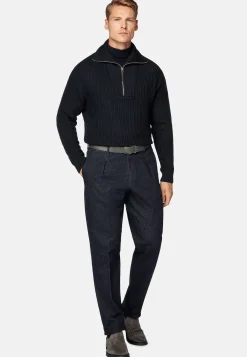 Pantalon En Denim Extensible