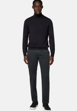 Pantalon En Gabardine De Coton