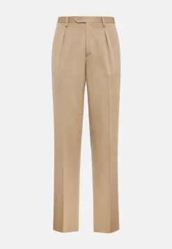 Pantalon En Gabardine De Laine