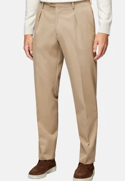 Pantalon En Gabardine De Laine