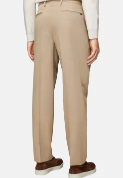 Pantalon En Gabardine De Laine