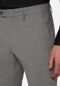 Pantalon En Laine Stretch Lavable