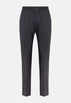 Pantalon En Tissu Technique Et Coton