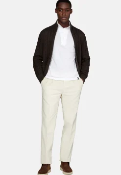 Pantalon En Velours De Coton