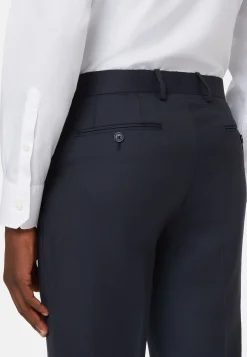 Pantalon Micro Structurée En Laine