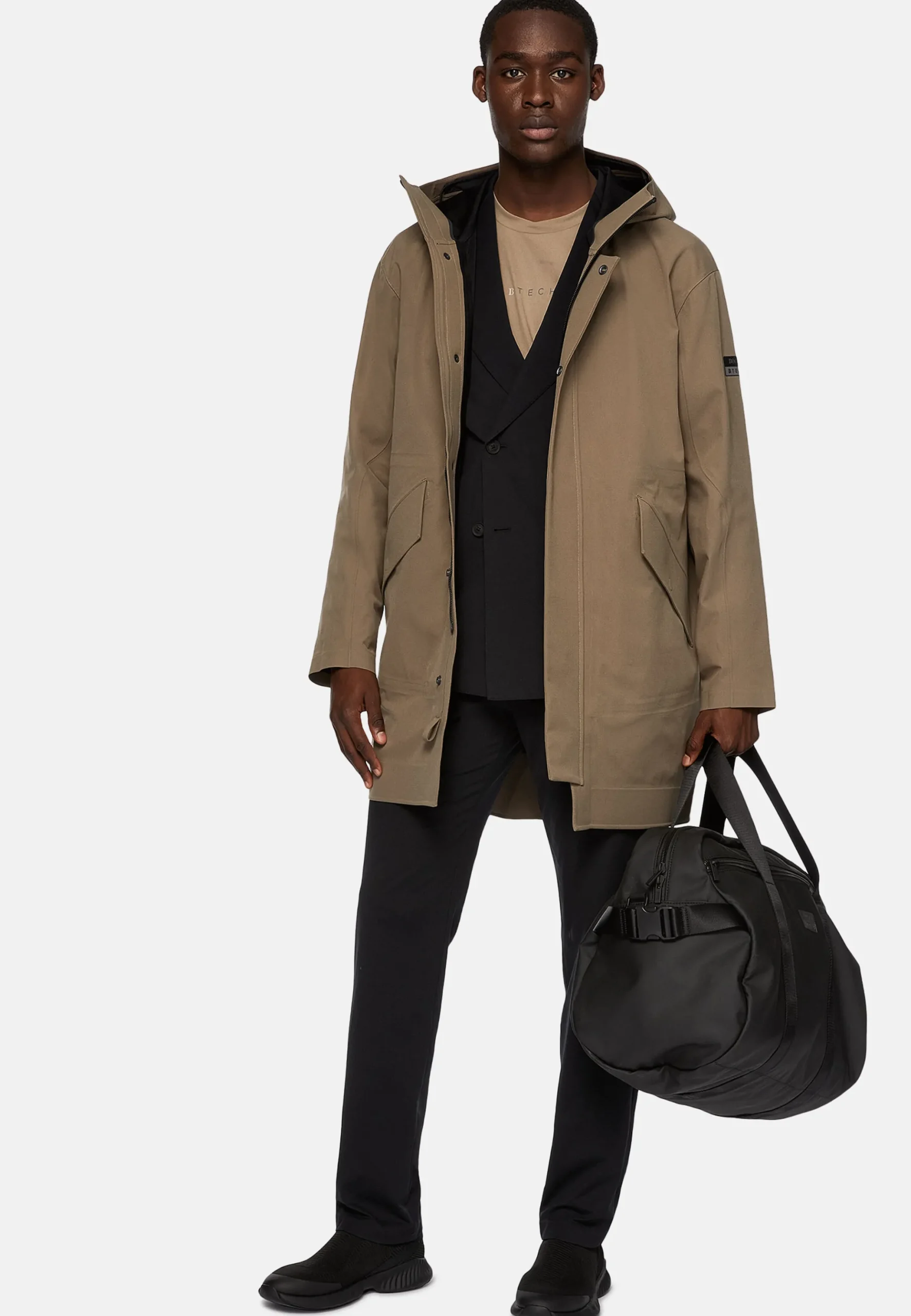 Parka En Tissu Technique Recyclé B Tech