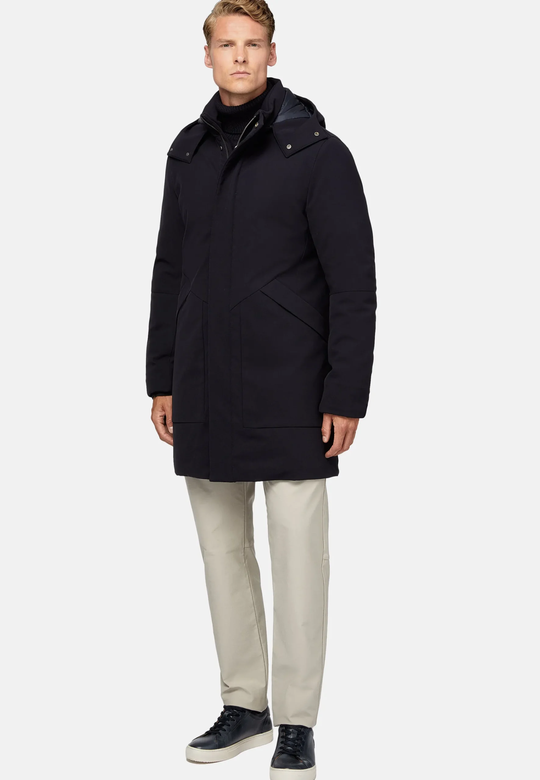 Parka En Tissu Technique Rembourré