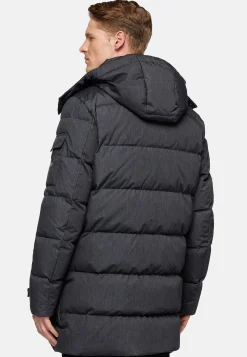 Parka En Tissu Technique Plume D'Oie BTech