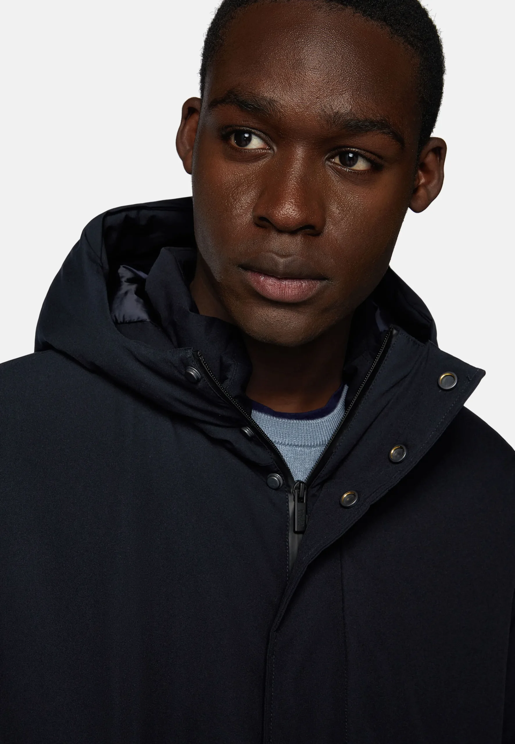 Parka Lamé En Duvet