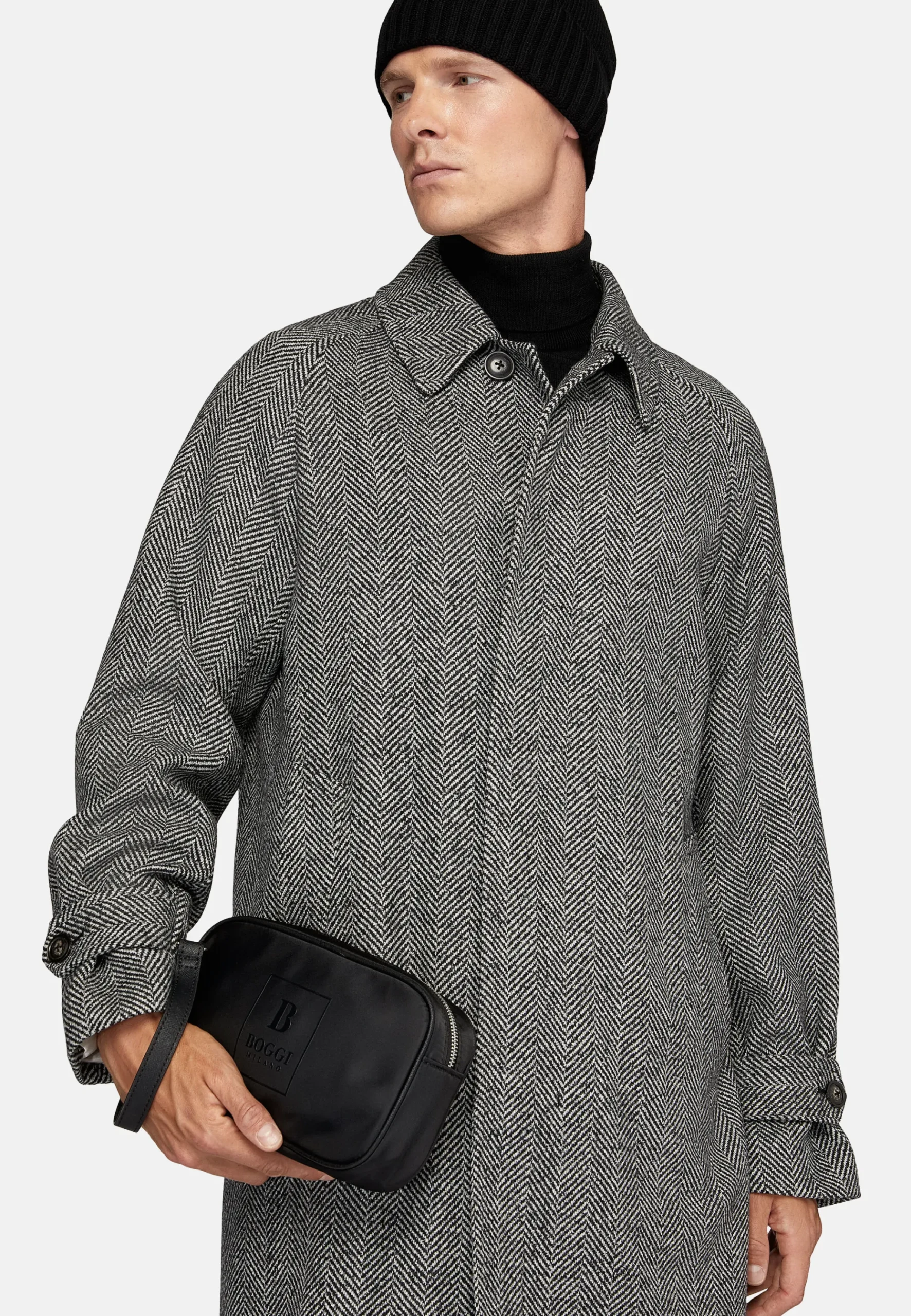 Pochette Clutch En Tissu Technique