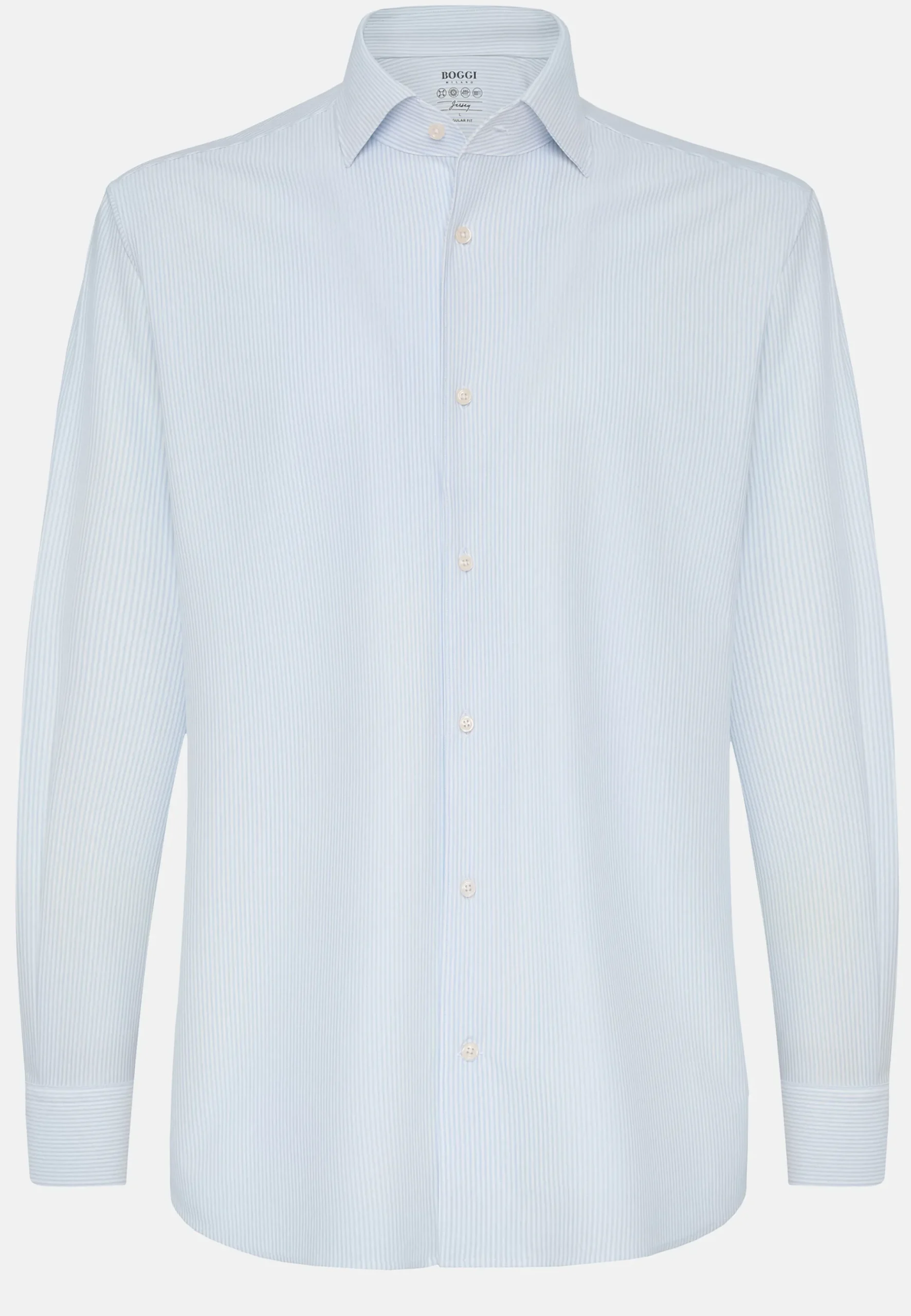 Polo Chemise En Jersey Regular Fit