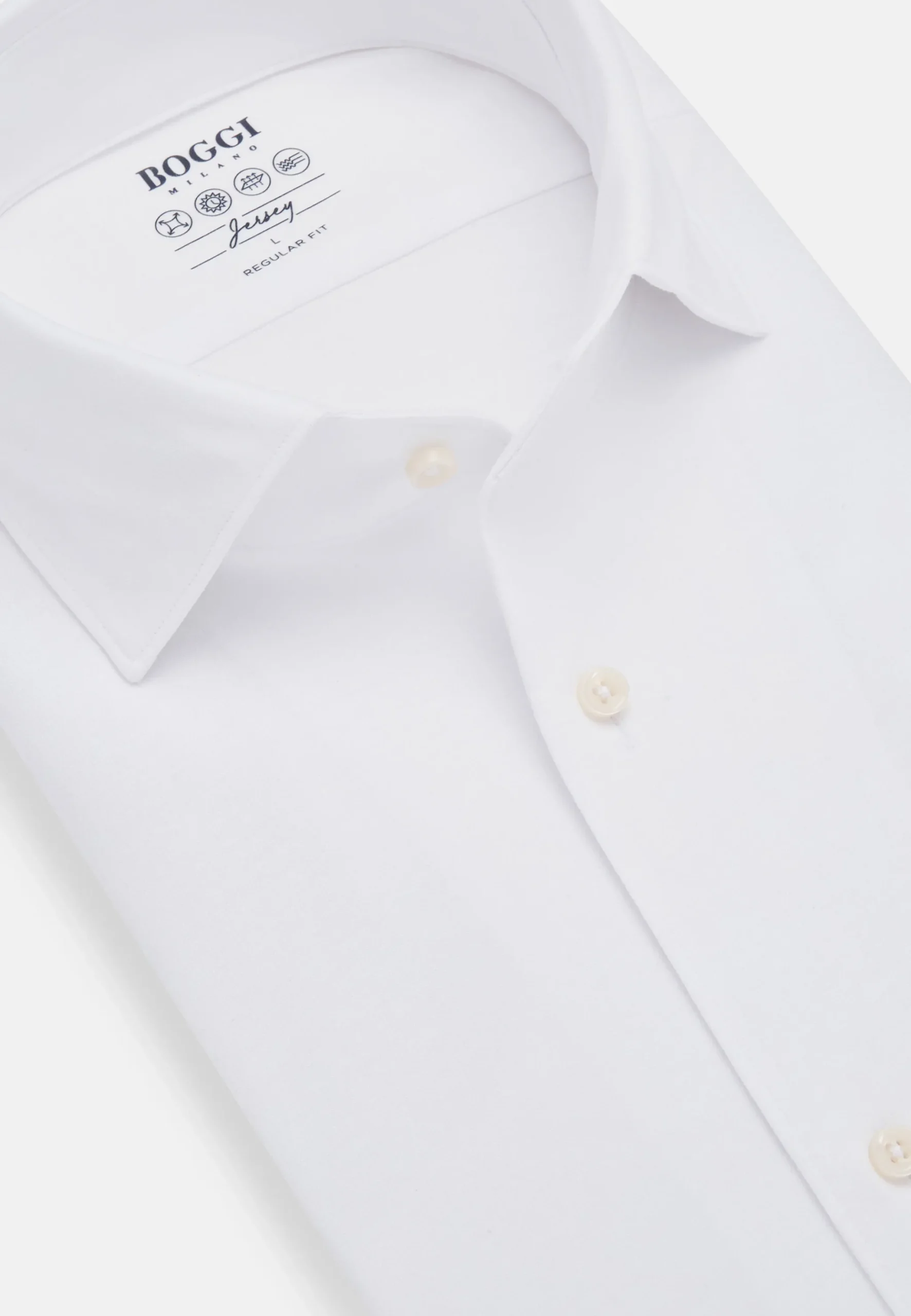 Polo Chemise En Jersey Regular Fit