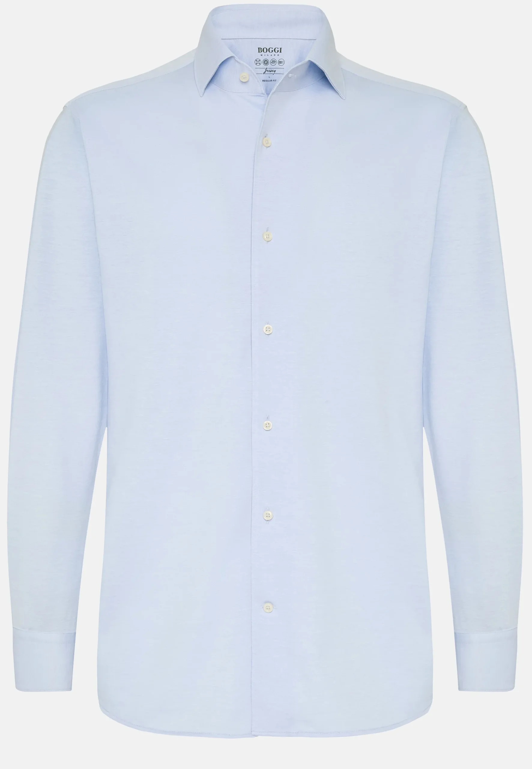 Polo Chemise En Jersey Regular Fit