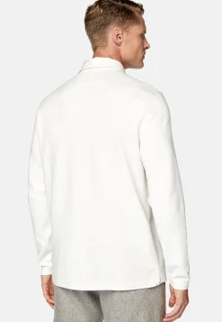 Polo Rugby En Jersey De Coton Mélangé Regular Fit