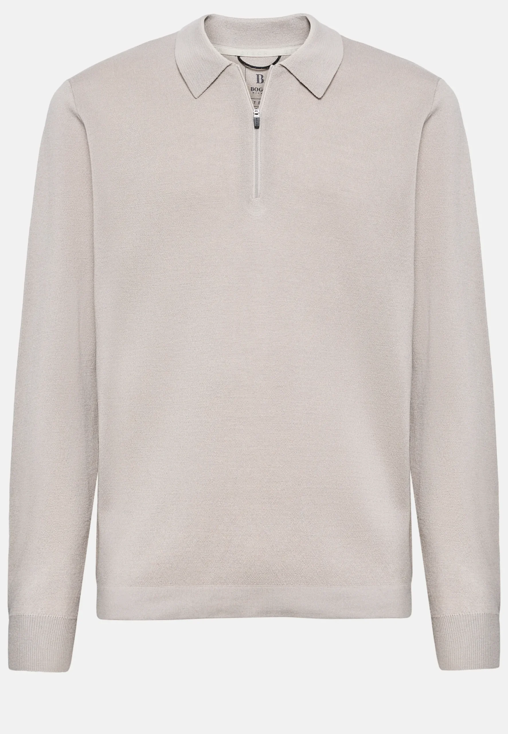 Polo Tech Sable En Maille De Laine Mérinos