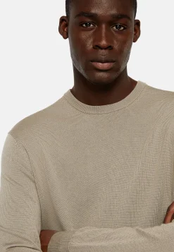 Pull Col Rond En Laine Mérinos