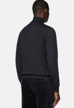 Pull Col Roulé En Laine Mérinos