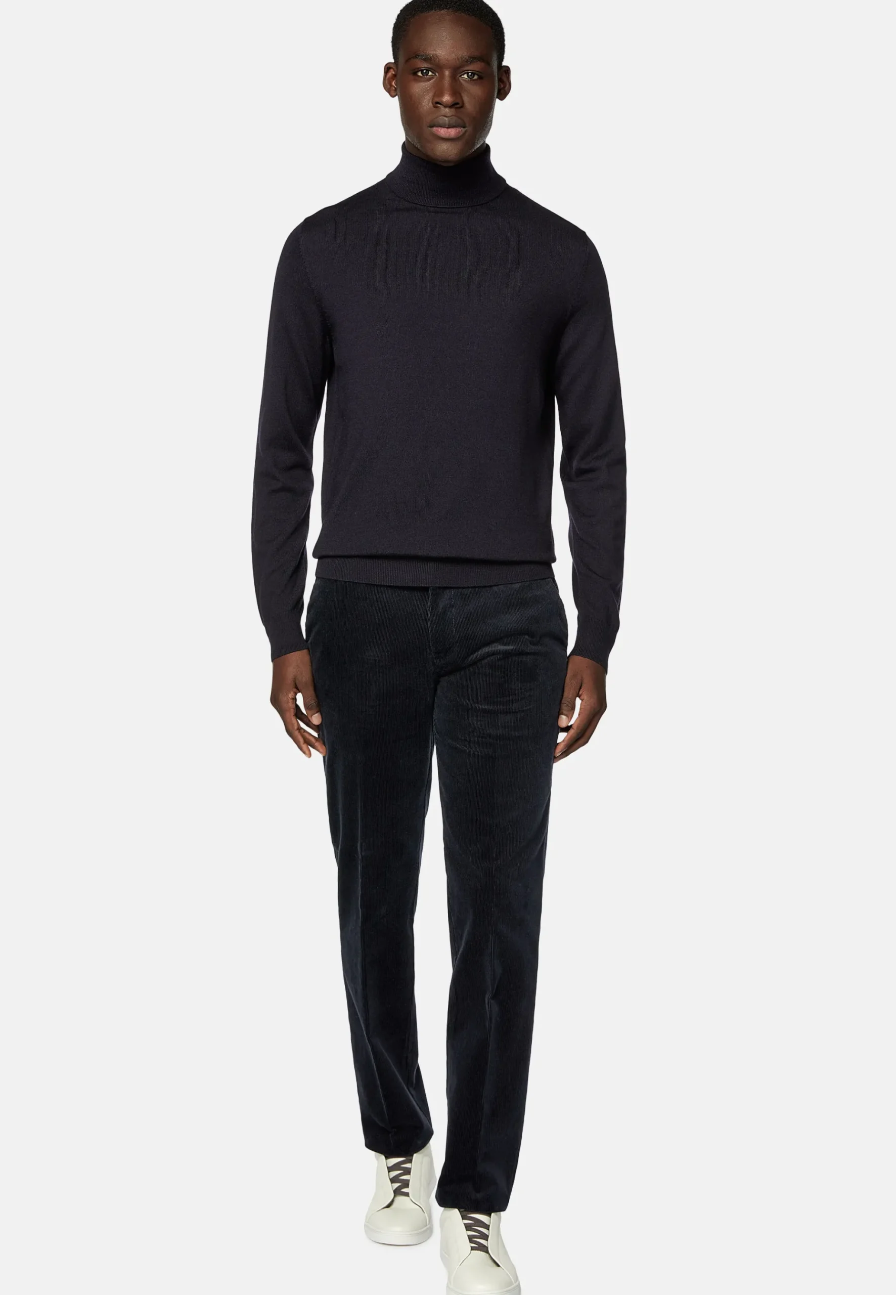 Pull Col Roulé En Laine Mérinos