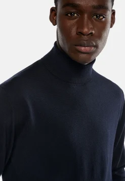 Pull Col Roulé En Laine Mérinos