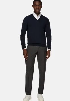 Pull Col V En Laine Mérinos