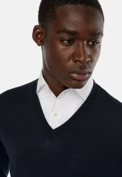 Pull Col V En Laine Mérinos