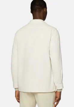 Surchemise Blanche En Velours