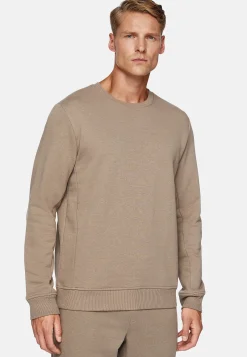 Sweat À Col Rond En Coton Mélangé