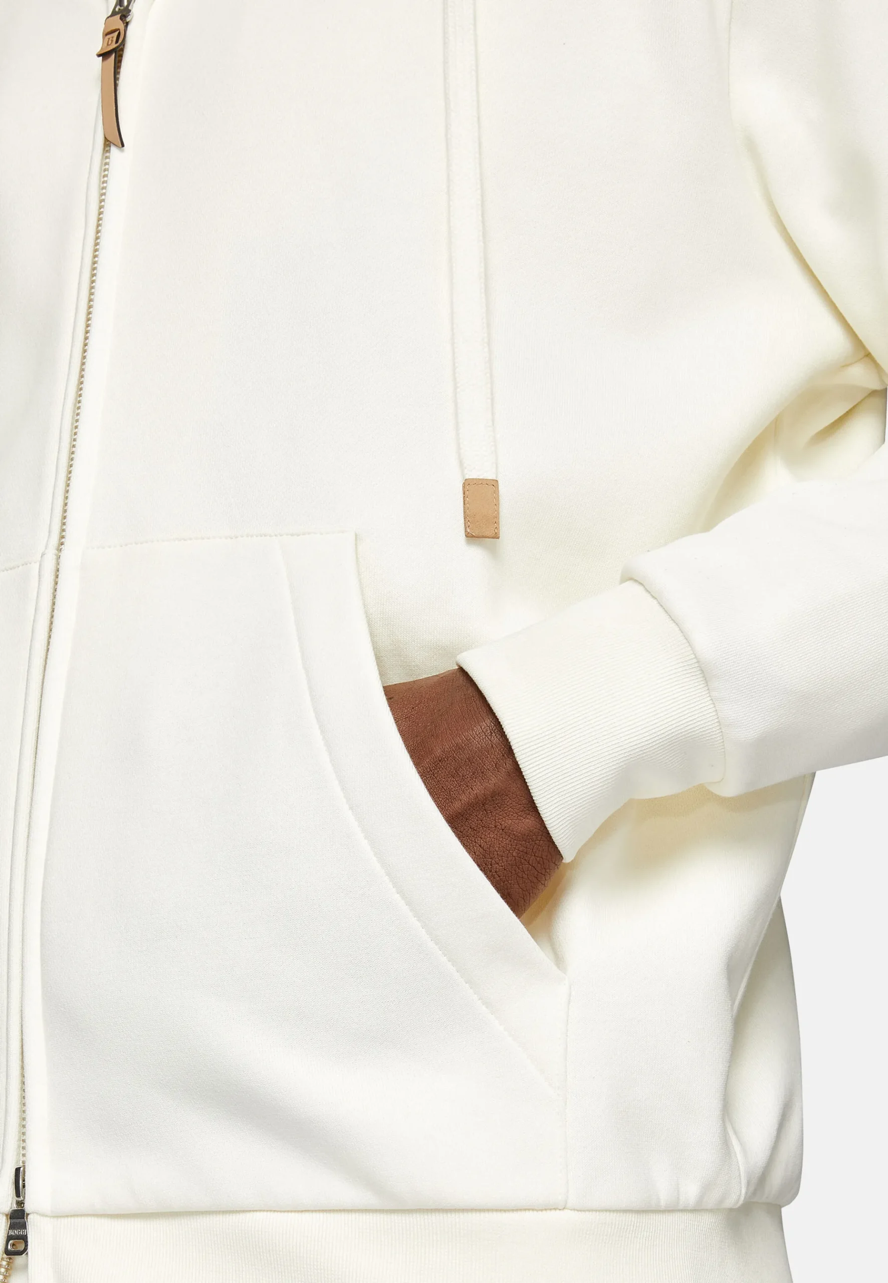 Sweat Full Zip À Capuche En Coton