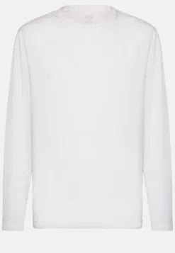 T-shirt À Manches Longues En Jersey De Coton Pima