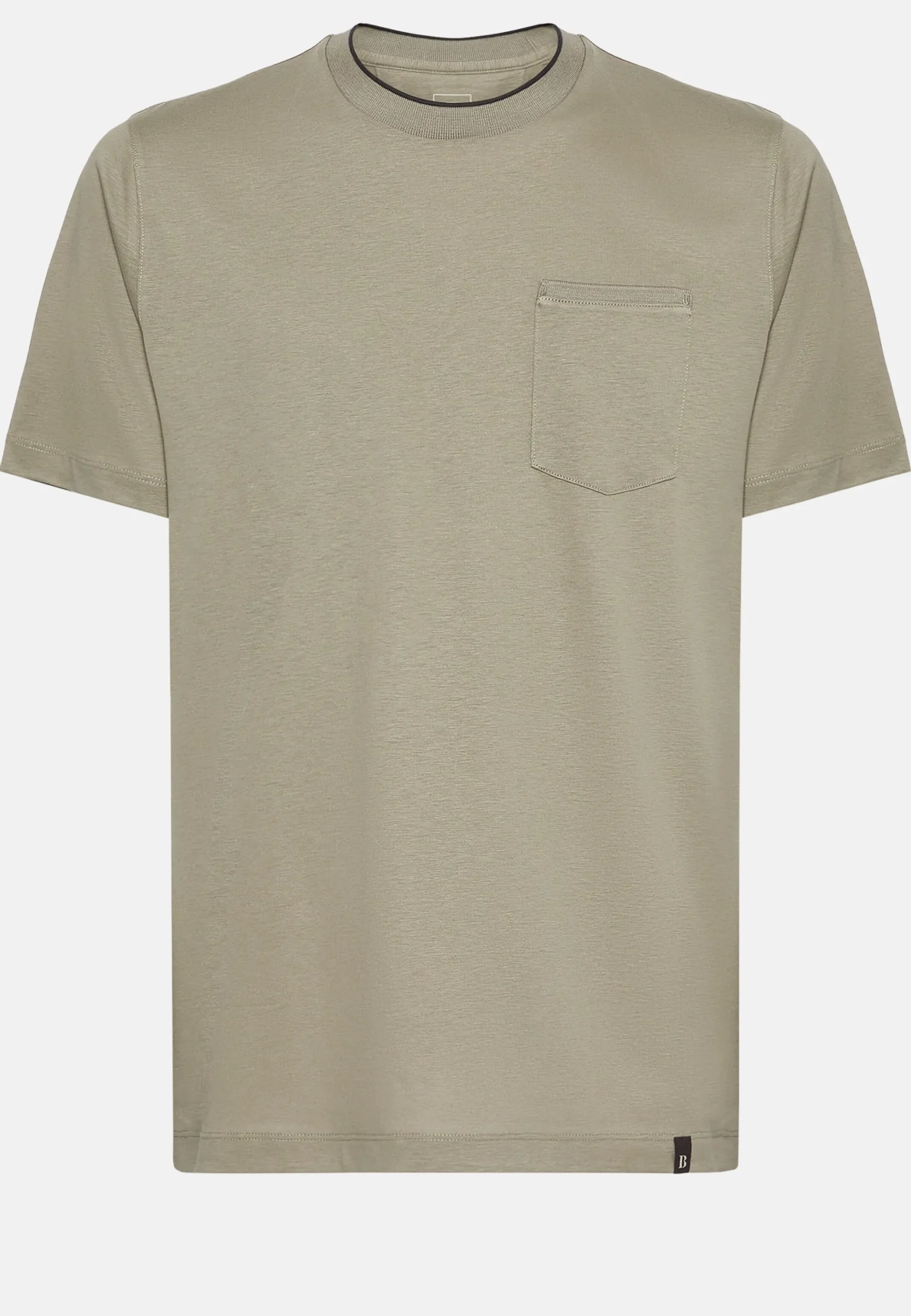 T-Shirt En Jersey De Coton Et Tencel