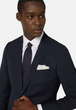 Veste à Micromotif En Laine Extensible