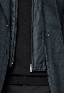 Veste Avec Gilet En Laine Mélangée