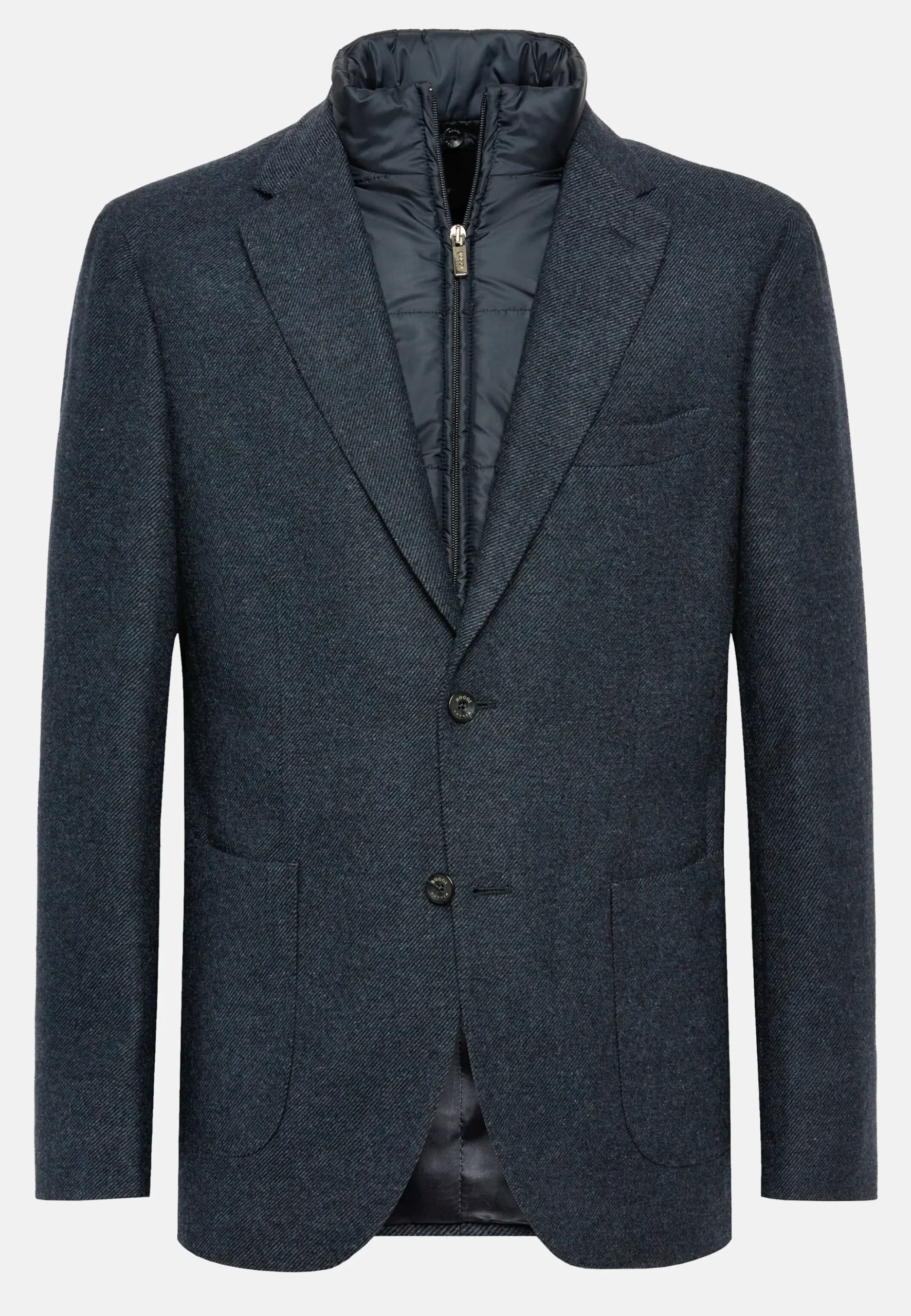 Veste Avec Gilet En Laine Mélangée