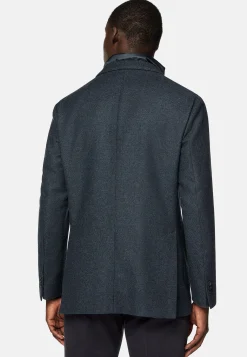 Veste Avec Gilet En Laine Mélangée